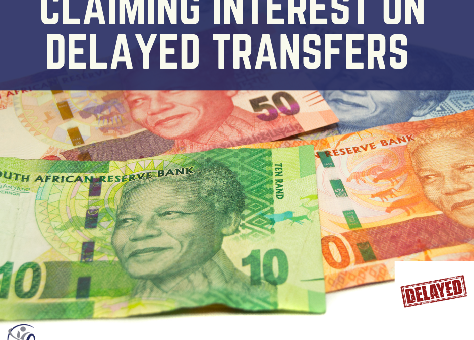Claiming interest on delayed transfers